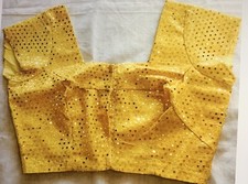Golden Sequence Redymade/ Stitched Saree Blouse/ Choli