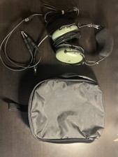 David Clark H10-13.4 Aviation Headphone Headset P/n 12507g-42 With Carry Bag