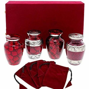 Celebration Decorative Urns Of Life Red Small Mini ...