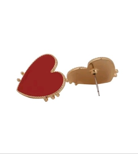 Big Read Heart Earrings For Women Elegant And Romantic Jewelry Gift For Women - Picture 4 of 4