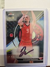 2023-24 topps finest basketball Dillion Brooks Autograph/25