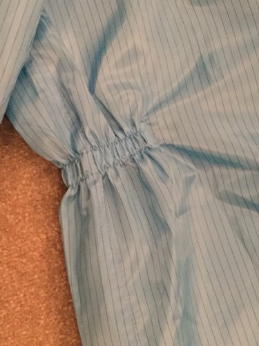 PSA Premium hochwertiger WASCHBARER Anzug Overall blau gestreift XL bis 46" NEU - Bild 8 von 9