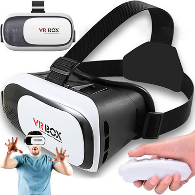 Retoo Virtual Reality Brille Für 3.5   6.3 Zoll Smartphone Mit Fernbedienung Und