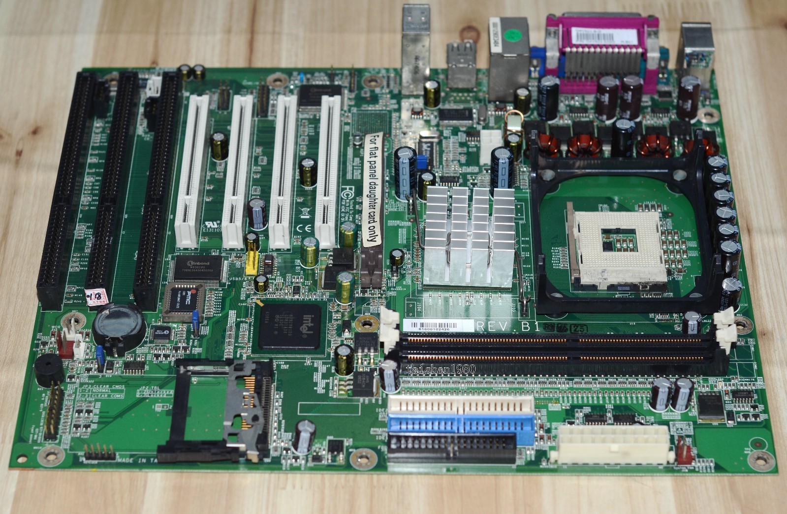 ITOX G4V620-G REV:B1 INTEL 845 3 ISA Momery Industrial Mainboard