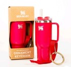 NEW Stanley 4.5" Mini Quencher Ornament Keychain Bag Charm “Red Delicious”  — photo 2