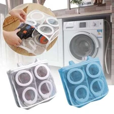 Laundry Bag Shoes Washing Drying Separated Mesh Sneakers Protective Pouch Net