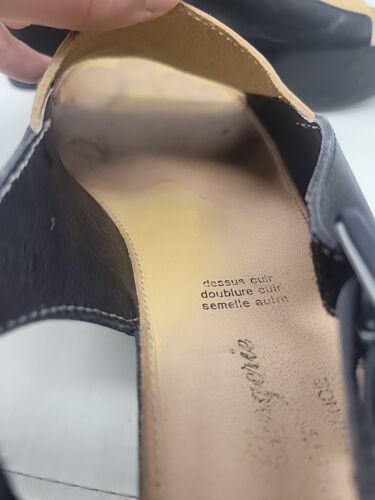 Robert Clergerie Wedges Black And Tan Made In France Size 8.5 - Picture 9 of 24
