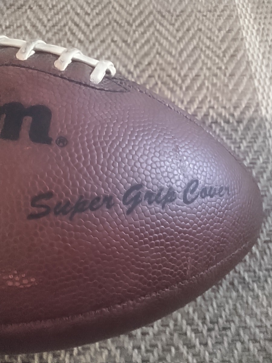 Wilson Super Grip Cover NFL Football League Official Size Wilson Super Grip Cover NFL Football League Official Size