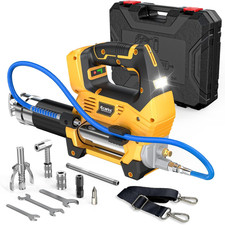 Cordless Grease Gun, Compatible with Dewalt 20V Battery (Tool Only), 3Speed Adj