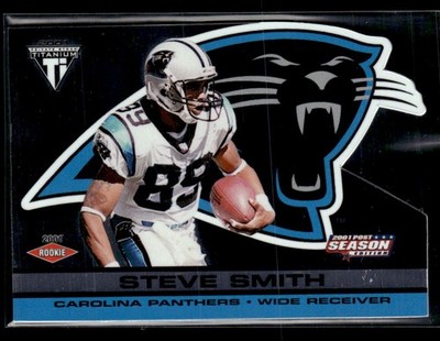 2001 Pacific Private Stock Titanium Postseason Edition #P14 Steve Smith #/795
