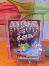 🔥2024 Panini Illusions Michael Pratt Bright Lights Signatures RC Auto #015/299