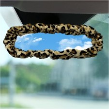 Soft Plush Car Rear View Mirror Cover, Cute Automotive Interior Mirrors Protecto