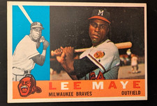 1960 Topps #246 Lee Maye Rookie Card. VG/EX. rookie card picture