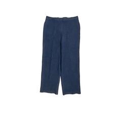 Alfred Dunner Womens 12P Petite Dark Wash Denim Back Elastic Straight Leg Pants