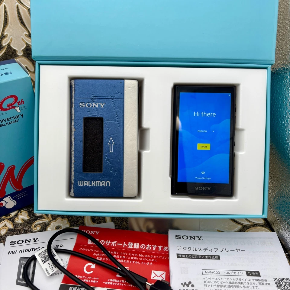 Sony Walkman NW-A100TPS 40th Anniversary Model Limited Hi-Res from Japan used - Image 3 of 4