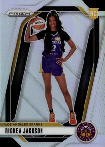 2024 Panini Prizm WNBA Silver Prizms Rickea Jackson Rookie Card #144