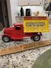 Vintage Coca Cola MetalCraft Pressed Steel Toy Delivery Truck