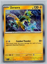Zeraora 55/142 Rara Carta Pokemon Corona Stellare Holo Near Mint