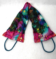 Hot Pack Neck Wrap Rice Flax Microwavable Mulit Color Print 5 x 20 w/handles