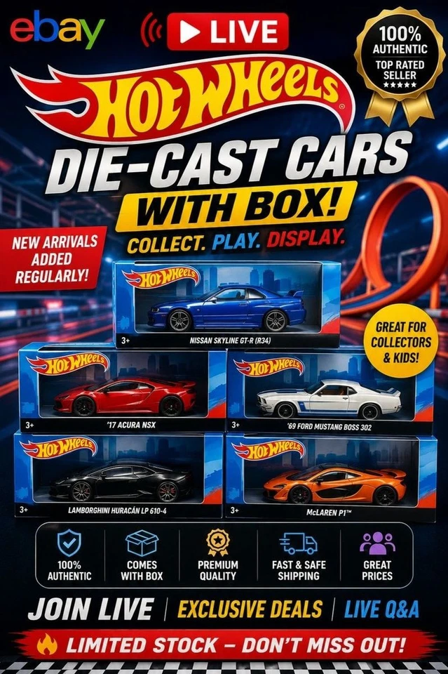 Hot Wheel cars as seen on Screen