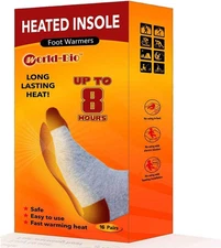 Disposable Insole Foot Warmers 7/10/16/40 Pairs Value Pack, Provide 12 plus Hour