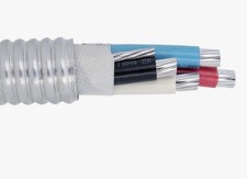 PER FOOT 2/4 Type MC Aluminum Conductor Metal Clad Cable Interlocked Armor 600V