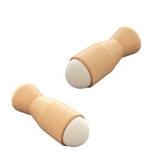 Lot de 2 hêtre 80 MADE IN FRANCE. Corps en bois durable et embout amortisseur