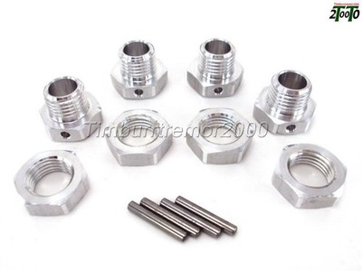 HoBao Hyper SST SSe 17mm Axle Wheel Hubs Hex Nuts Pins 87027 (Ofna 19027 84022H)