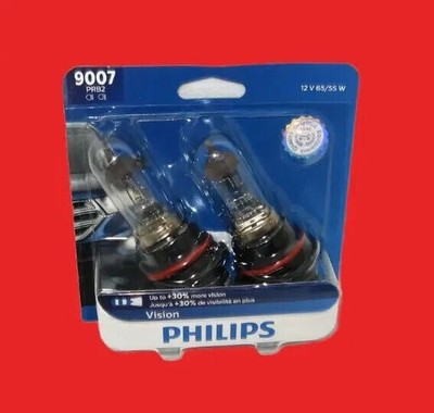 Philips 9007 PRB2 Vision Twin Pack 2 Headlight Lamps Standard 9007PRB2