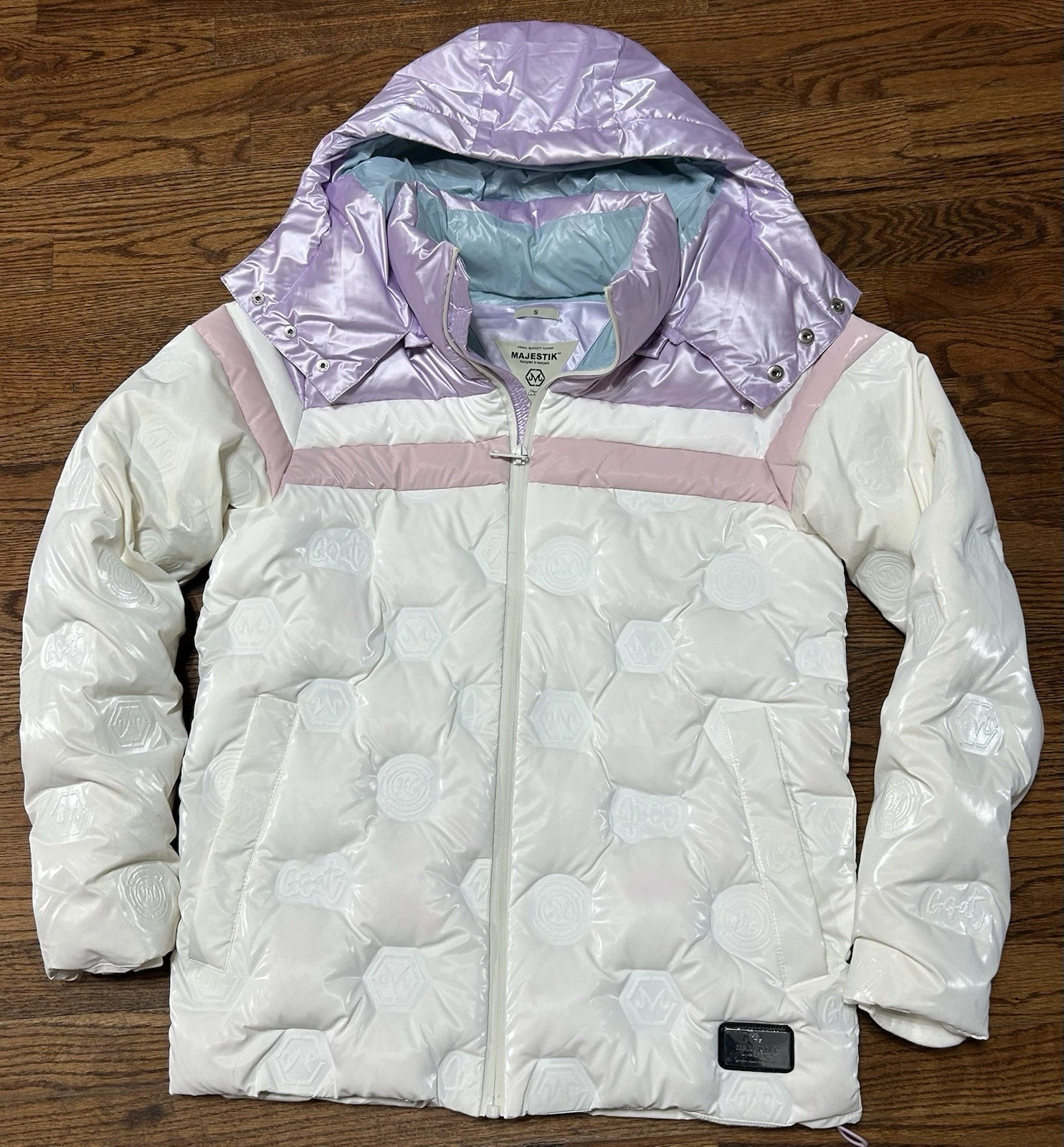 Majestik Down-filled Puffer Jacket Coat Size Small Water Proof Streetwear