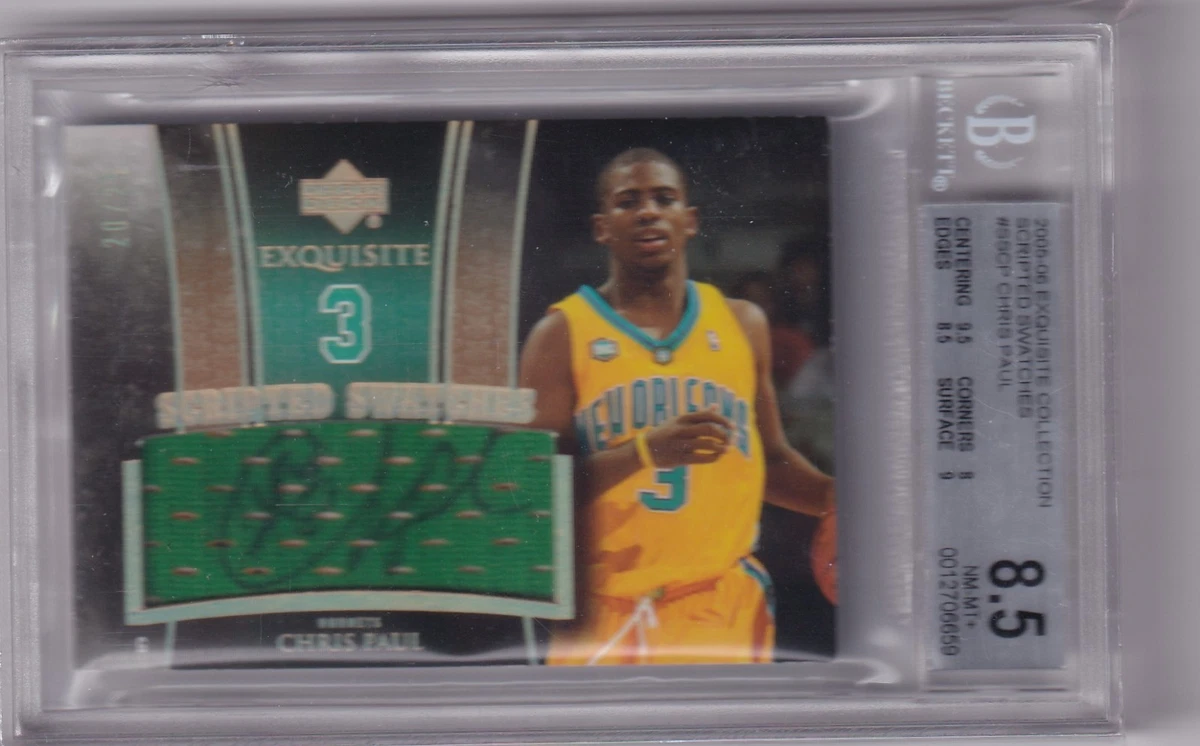 その他 NBA Exquisite Collection Chris Paul 8/15 Upper Deck Chris Paul Basketball Autographed Sports Trading Cards