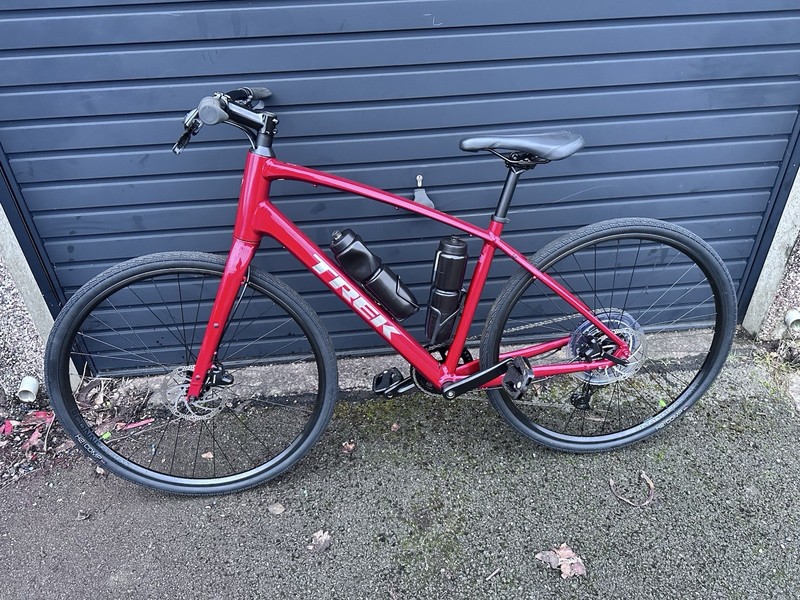 Trek FX 2 Stepover 2026 Hybrid Bike - Fury Red - Shop condition