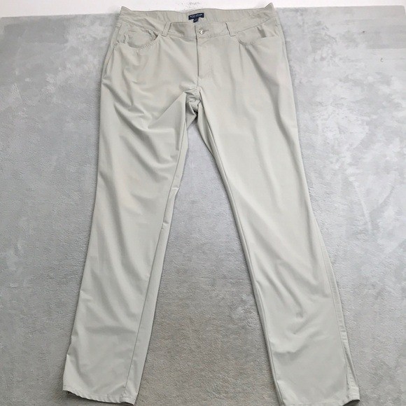 Peter Millar Crown Crafted Lightweight Beige Pant… - image 1