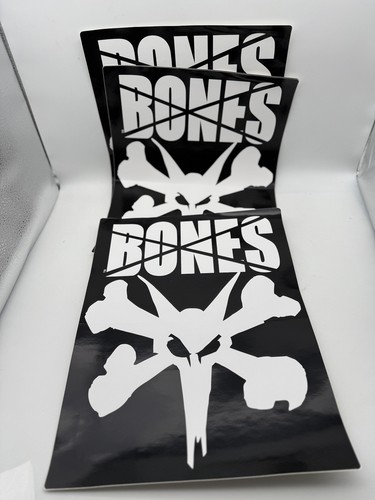 Powell Peralta Bones Brigade Black 6 Skateboard Ramp Sticker Decal 16”x12 1/2” - Picture 1 of 5