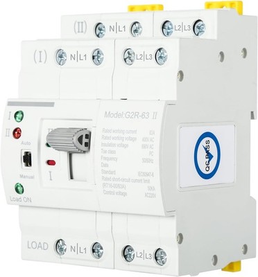 Wechselrichter ATS G2R 4P 63A 400V automatisch