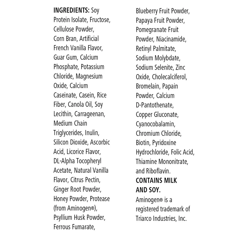 Mezcla nutricional de comida saludable Fórmula 1 2 unidades: vainilla francesa 750 g - de EE. UU. Foto 3 de 3