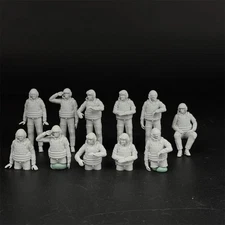 1/35 Military Abrams US tank crew RESIN FIGURE MODEL KIT Unassembled Unpainted