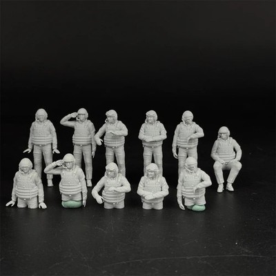 1/35 Military Abrams US tank crew RESIN FIGURE MODEL KIT Unassembled Unpainted