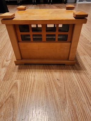 Falling Rain Nature Chimes Maple Wooden Box Zen Sound Calming