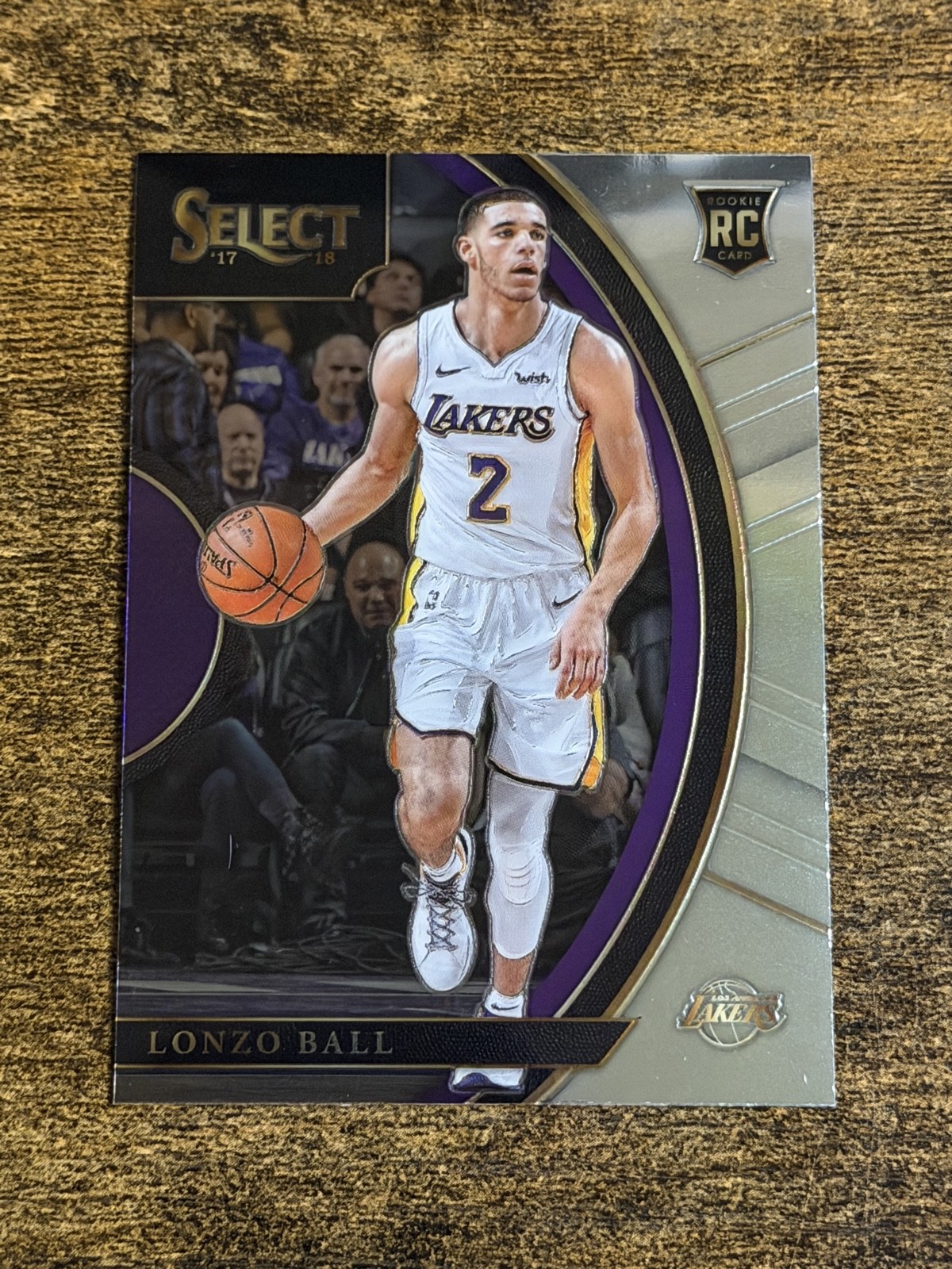 2017-18 Panini Select Rookie Concourse Lonzo Ball #28 RC Lakers Free