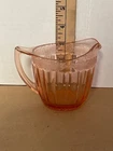 Vintage Jeanette Glass Company / Depression Glass / Adam Pink Creamer Pitcher
