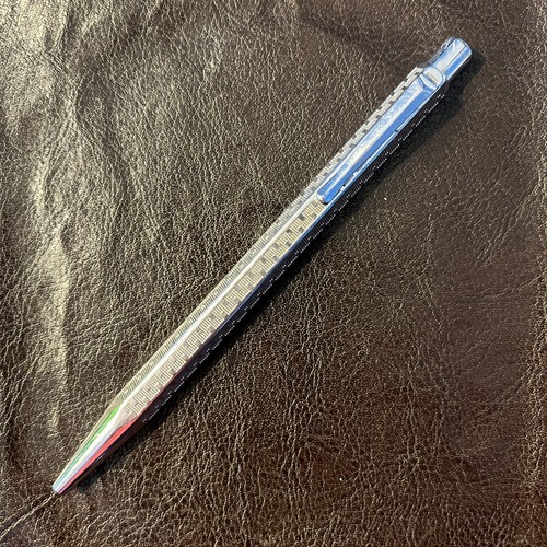 Caran D'ache Ecridor Ballpoint Pen - Silver Plated Brass - Older Style Logo