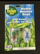 VTG Disney Pixar A Bug’s Life FLIK HOPPER Hydro Maniac Bugs Army Grow w/Water