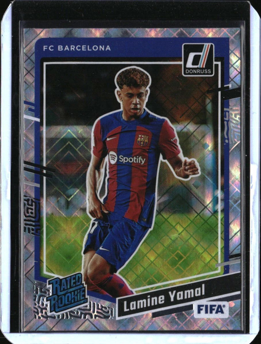 23/24 2023/24 Panini Donruss Soccer Diamond RC #177 Lamine Yamal Barcelona