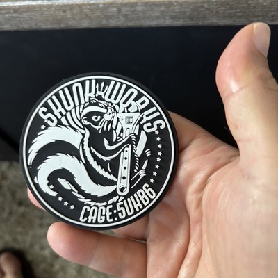 Maratac CountyComm Trident Skunk Works PVC Patch, 3.5 inch, Hook and Loop