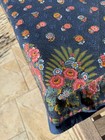 Beauvillé's tablecloth French Linen Navy Floral excellent 66' x 56' rectangle — photo 7