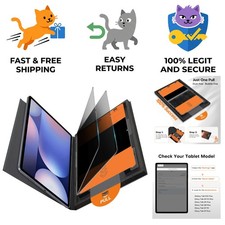 Scratch Resistant Privacy Filter for Galaxy Tab S10 /S9 - Easy Install 2 Pack