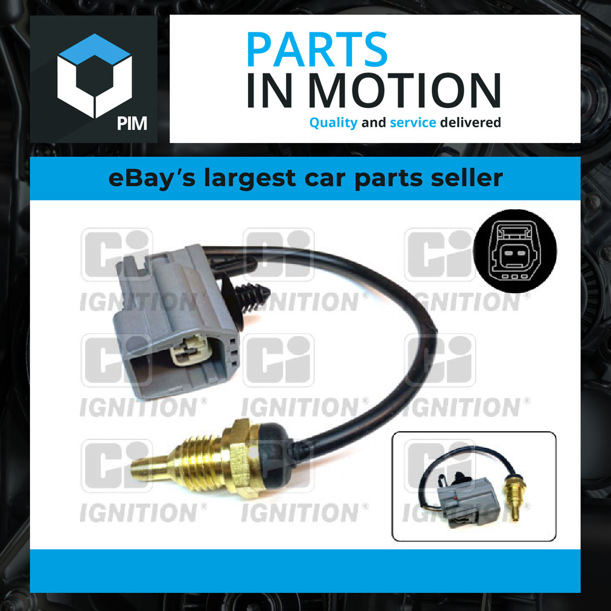 Coolant Temperature Sensor XEMS237 CI Sender Transmitter 1079267 1552452 1710151