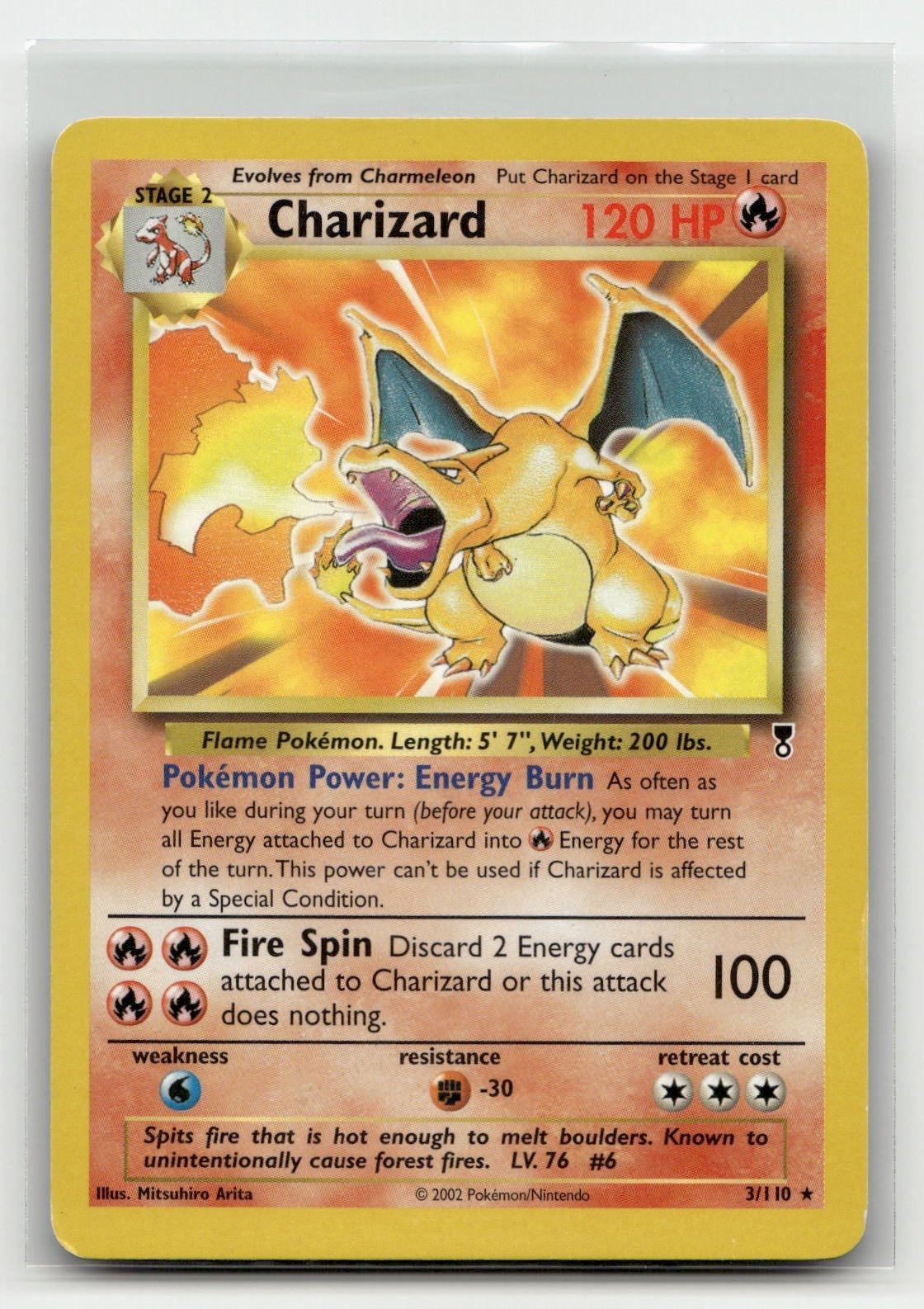 Charizard (WotC Legendary Collection) 003/110 Deck Exclusives Pokemon