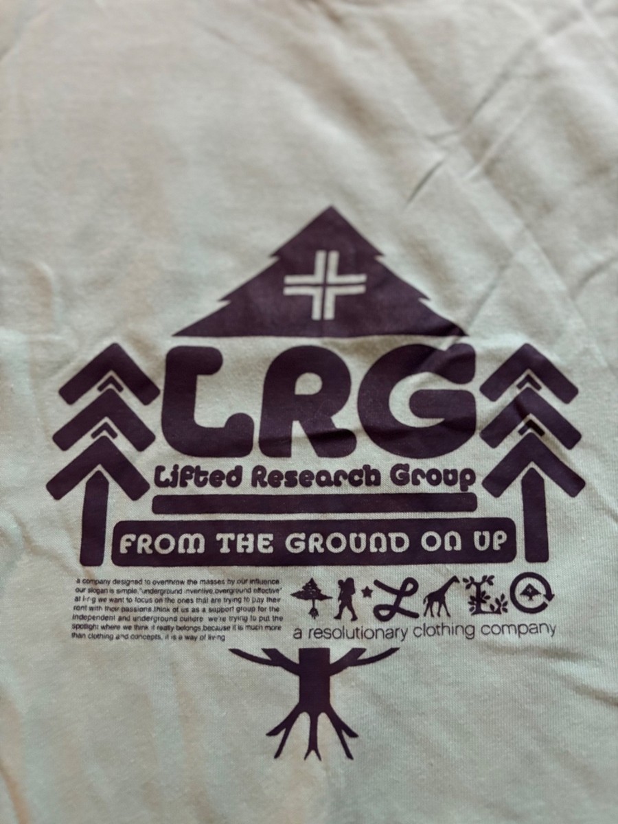 LRG Lifted Research Group Ground Up T shirt Tiffany Blue XXL View 4